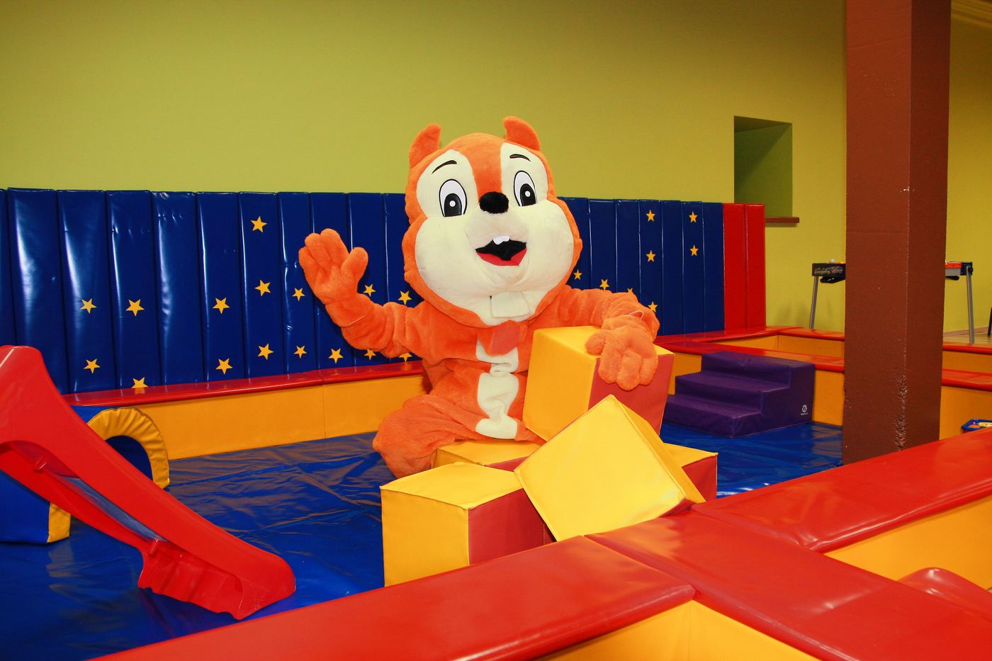 Aire de jeux souple pour les plus petits